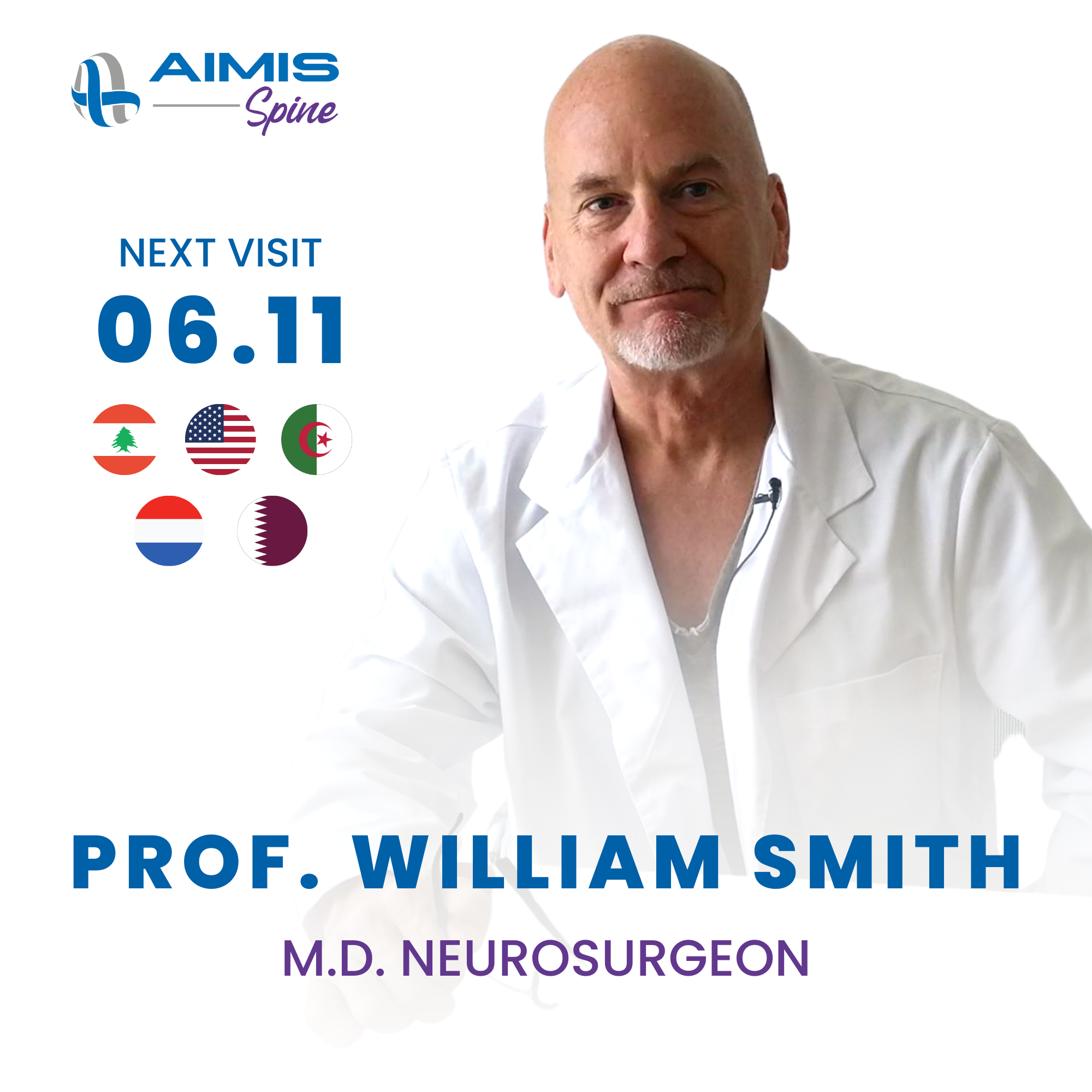 Prof. William Smith will be visiting Cyprus in November!